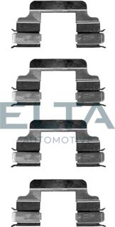 Elta Automotive EA8605 - Комплектуючі, колодки дискового гальма autocars.com.ua