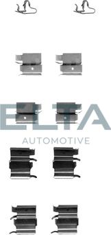 Elta Automotive EA8612 - Комплектуючі, колодки дискового гальма autocars.com.ua