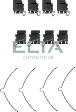 Elta Automotive EA8648 - Комплектуючі, колодки дискового гальма autocars.com.ua