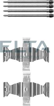 Elta Automotive EA8657 - Комплектуючі, колодки дискового гальма autocars.com.ua