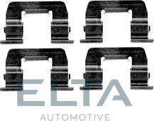 Elta Automotive EA8673 - Комплектуючі, колодки дискового гальма autocars.com.ua