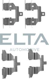Elta Automotive EA8709 - Комплектуючі, колодки дискового гальма autocars.com.ua
