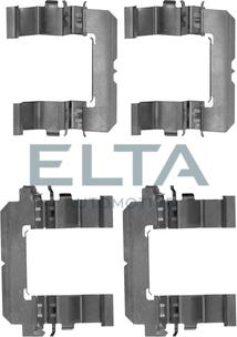 Elta Automotive EA8720 - Комплектуючі, колодки дискового гальма autocars.com.ua