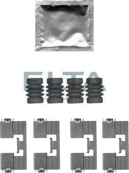 Elta Automotive EA8750 - Комплектуючі, колодки дискового гальма autocars.com.ua
