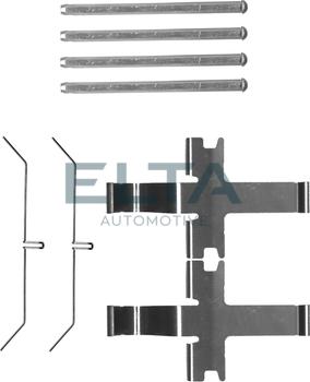 Elta Automotive EA8751 - Комплектуючі, колодки дискового гальма autocars.com.ua