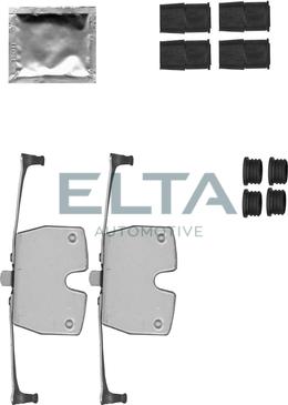 Elta Automotive EA8762 - Комплектуючі, колодки дискового гальма autocars.com.ua