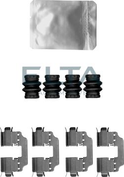 Elta Automotive EA8777 - Комплектуючі, колодки дискового гальма autocars.com.ua