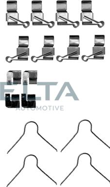 Elta Automotive EA8785 - Комплектуючі, колодки дискового гальма autocars.com.ua