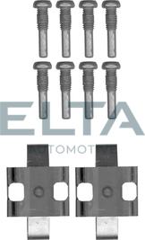 Elta Automotive EA8793 - Комплектуючі, колодки дискового гальма autocars.com.ua