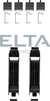 Elta Automotive EA8807 - Комплектуючі, колодки дискового гальма autocars.com.ua