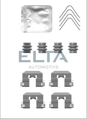 Elta Automotive EA8818 - Комплектуючі, колодки дискового гальма autocars.com.ua