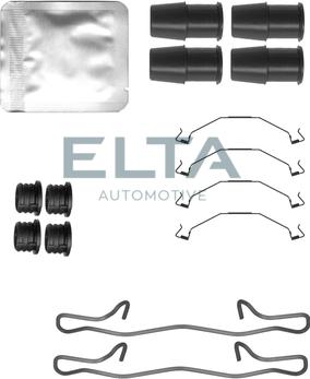 Elta Automotive EA8827 - Комплектуючі, колодки дискового гальма autocars.com.ua