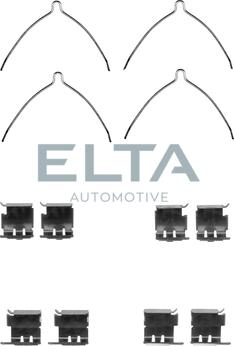 Elta Automotive EA8847 - Комплектующие для колодок дискового тормоза autodnr.net