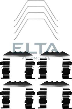 Elta Automotive EA8850 - Комплектуючі, колодки дискового гальма autocars.com.ua