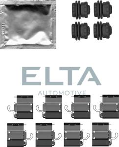 Elta Automotive EA8911 - Комплектуючі, колодки дискового гальма autocars.com.ua