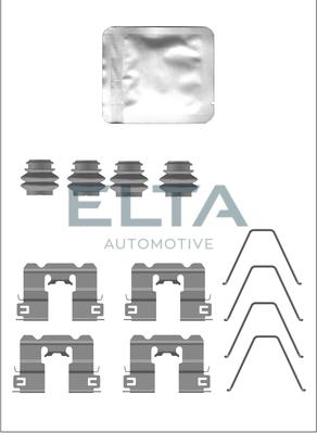 Elta Automotive EA8912 - Комплектуючі, колодки дискового гальма autocars.com.ua