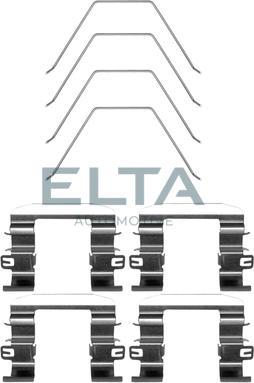 Elta Automotive EA8929 - Комплектуючі, колодки дискового гальма autocars.com.ua