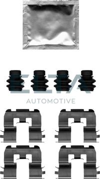 Elta Automotive EA8963 - Комплектуючі, колодки дискового гальма autocars.com.ua