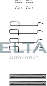 Elta Automotive EA9016 - Комплектуючі, колодки дискового гальма autocars.com.ua