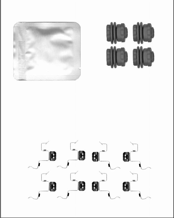 Elta Automotive EA9372 - Комплектуючі, колодки дискового гальма autocars.com.ua