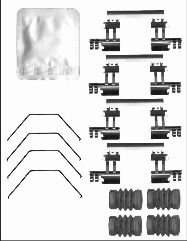 Elta Automotive EA9386 - Комплектуючі, колодки дискового гальма autocars.com.ua