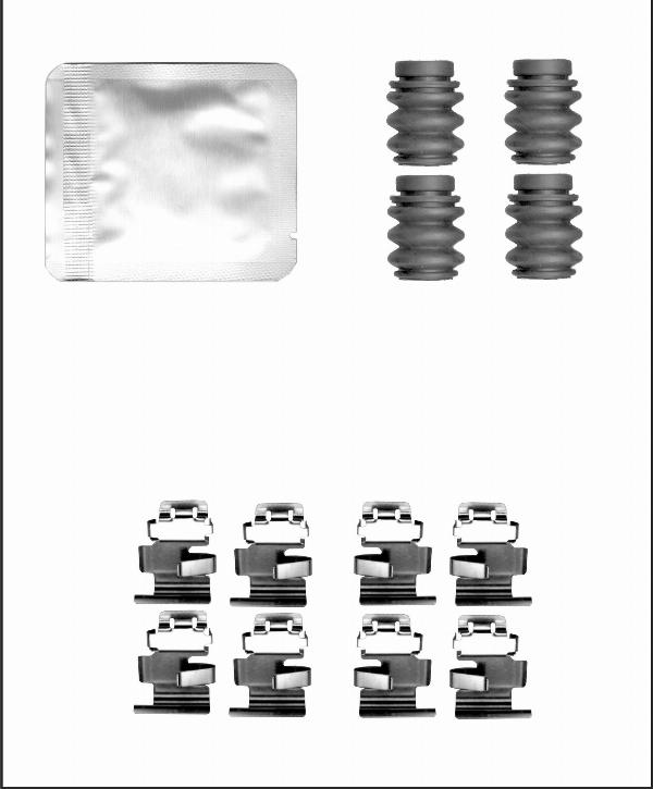 Elta Automotive EA9391 - Комплектуючі, колодки дискового гальма autocars.com.ua