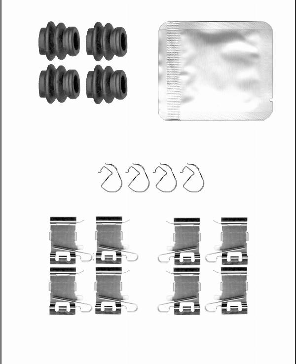 Elta Automotive EA9399 - Комплектуючі, колодки дискового гальма autocars.com.ua