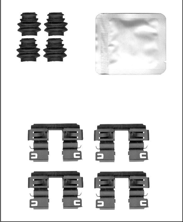 Elta Automotive EA9402 - Комплектуючі, колодки дискового гальма autocars.com.ua