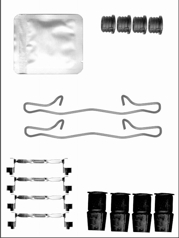 Elta Automotive EA9413 - Комплектуючі, колодки дискового гальма autocars.com.ua