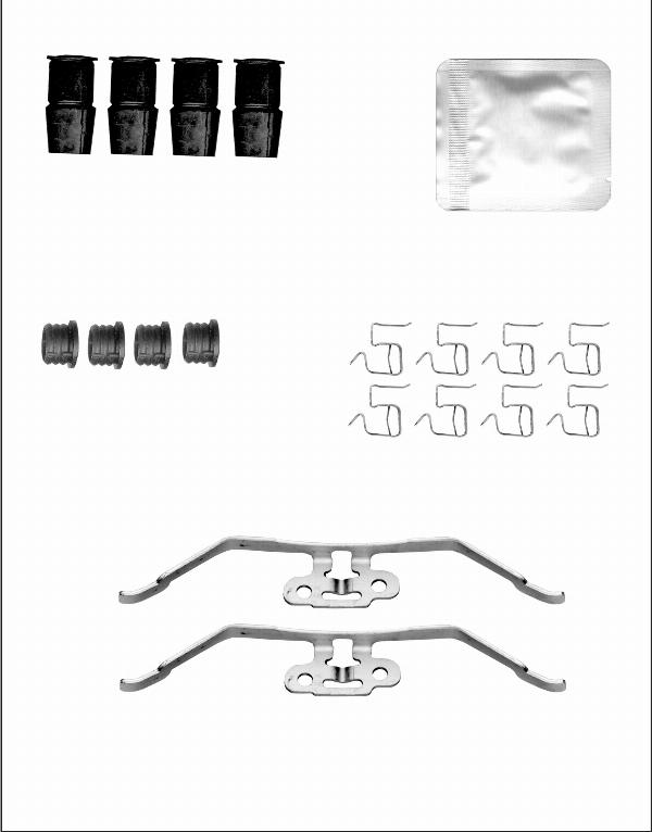 Elta Automotive EA9417 - Комплектуючі, колодки дискового гальма autocars.com.ua