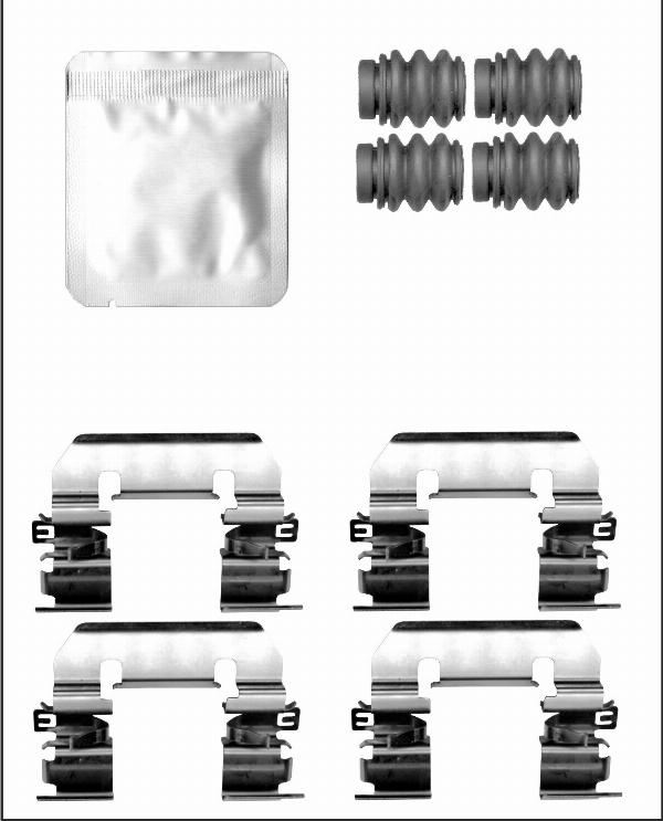 Elta Automotive EA9507 - Комплектуючі, колодки дискового гальма autocars.com.ua