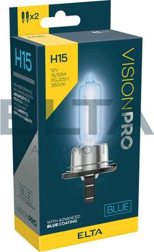 Elta Automotive EBH15BLUETR - Лампа розжарювання, фара дальнього світла autocars.com.ua