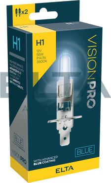 Elta Automotive EBH1BLUETR - Лампа розжарювання, фара дальнього світла autocars.com.ua