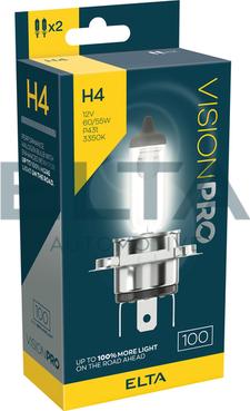 Elta Automotive EBH4100TR - Лампа розжарювання, фара дальнього світла autocars.com.ua