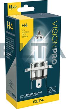 Elta Automotive EBH4200TR - Лампа розжарювання, фара дальнього світла autocars.com.ua
