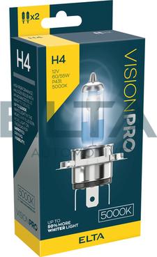 Elta Automotive EBH45000TR - Лампа розжарювання, фара дальнього світла autocars.com.ua
