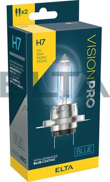 Elta Automotive EBH7BLUETR - Лампа розжарювання, фара дальнього світла autocars.com.ua