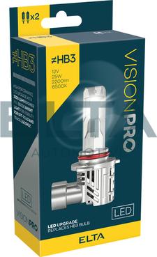 Elta Automotive EBHB3LEDTR - Лампа розжарювання, фара дальнього світла autocars.com.ua