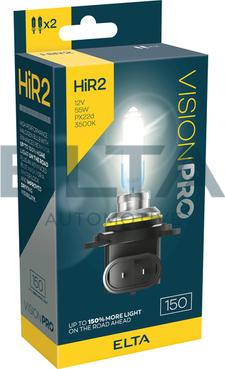 Elta Automotive EBHIR2150TR - Лампа розжарювання, фара дальнього світла autocars.com.ua