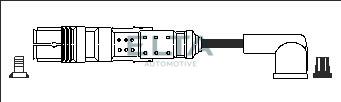 Elta Automotive ET4017 - Комплект проводів запалювання autocars.com.ua