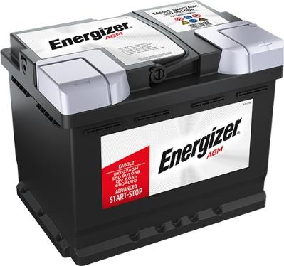 ENERGIZER EA60-L2 - Стартерна акумуляторна батарея, АКБ autocars.com.ua