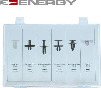 ENERGY NE00761 - Комплект кліпс, кузов autocars.com.ua