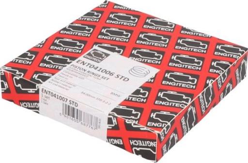 ENGITECH ENT041007 STD - Комплект поршневих кілець autocars.com.ua