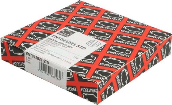 ENGITECH ENT041021 STD - Комплект поршневих кілець autocars.com.ua