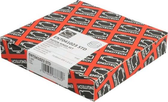 ENGITECH ENT041023 STD - Комплект поршневих кілець autocars.com.ua