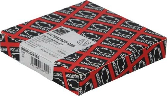 ENGITECH ENT041029 050 - Комплект поршневих кілець autocars.com.ua