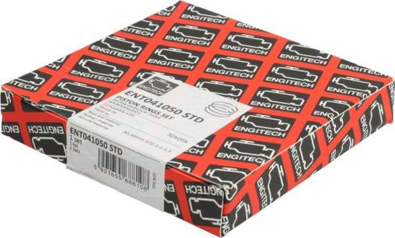 ENGITECH ENT041050 STD - Комплект поршневих кілець autocars.com.ua