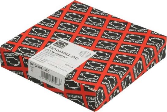 ENGITECH ENT047011 STD - Комплект поршневих кілець autocars.com.ua