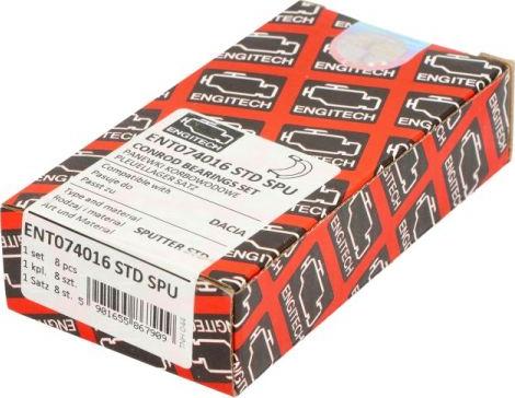 ENGITECH ENT074016 STD SPU - Комплект шатунних вкладишів autocars.com.ua