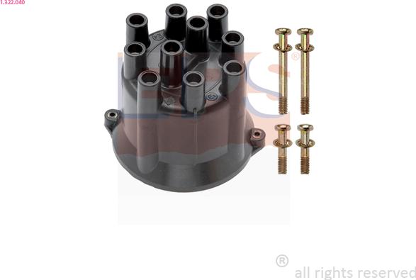 EPS 1.322.040 - Кришка розподільника запалювання autocars.com.ua